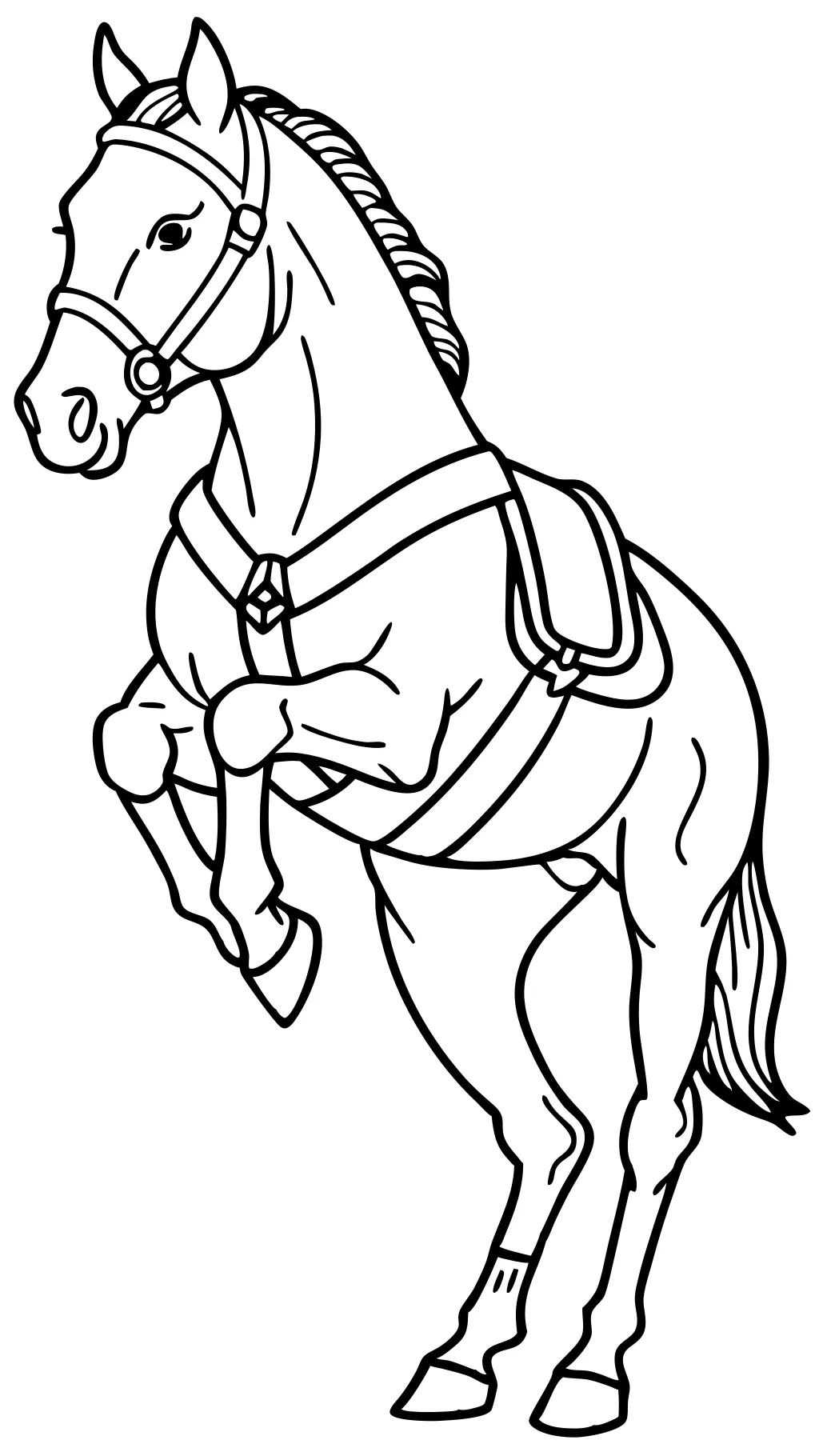 equestrian coloring pages